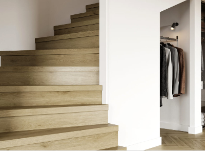 Traprenovatie sample - Almond Oak - PVC