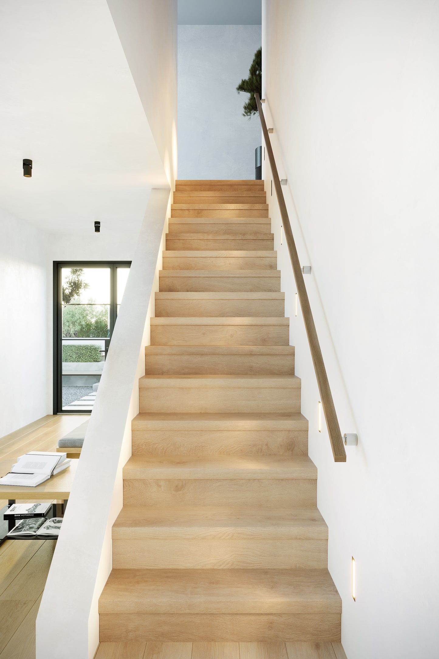 Traprenovatie traptrede - Cashew Oak - PVC