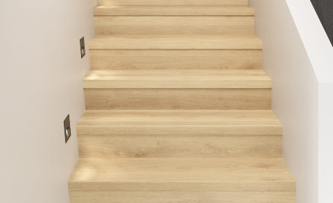 Traprenovatie sample - Cashew Oak - PVC