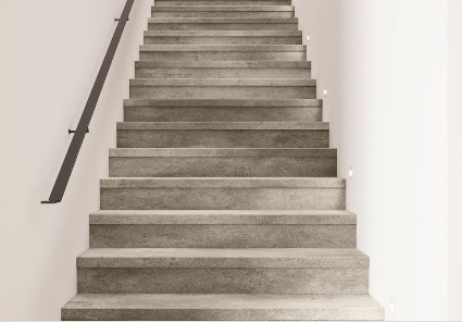Traprenovatie sample - Mercurius - PVC - Donker grijs beton