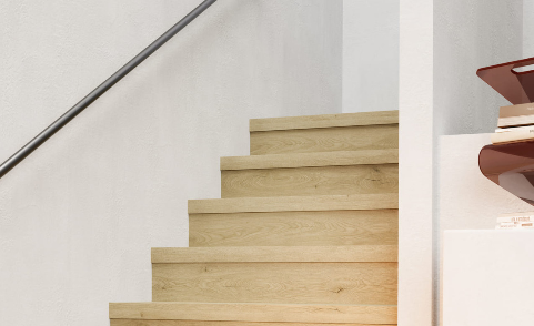 Traprenovatie sample - Nougat Oak - PVC