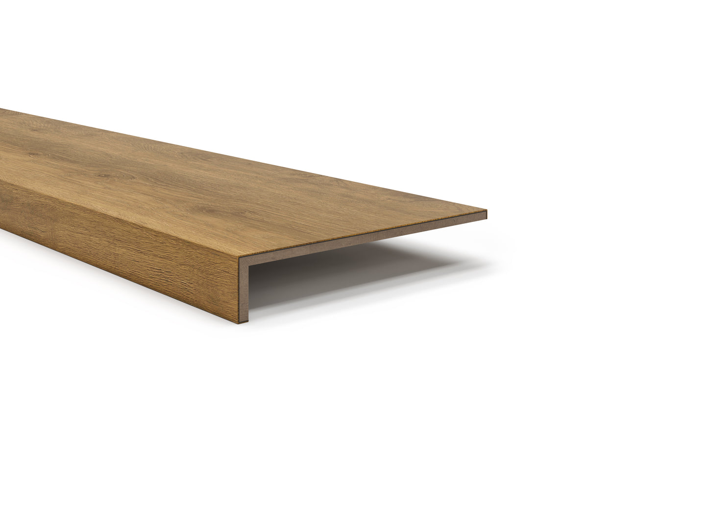 Traprenovatie traptrede - Pecan Oak - PVC