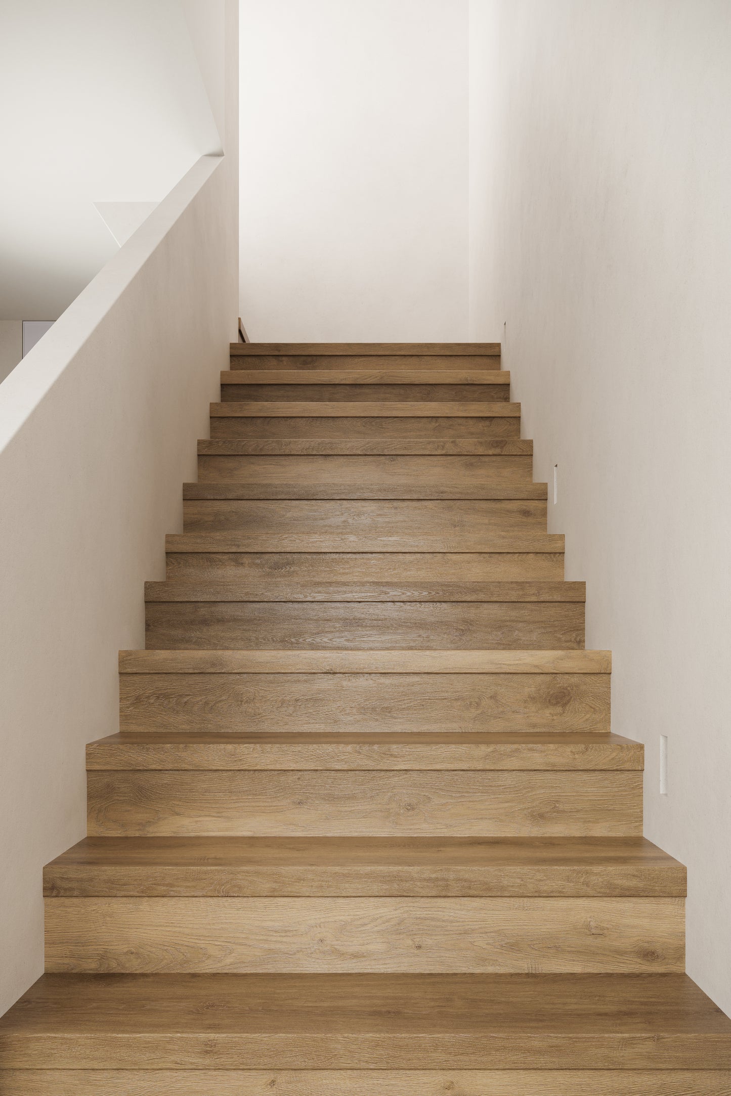 Traprenovatie traptrede - Pecan Oak - PVC