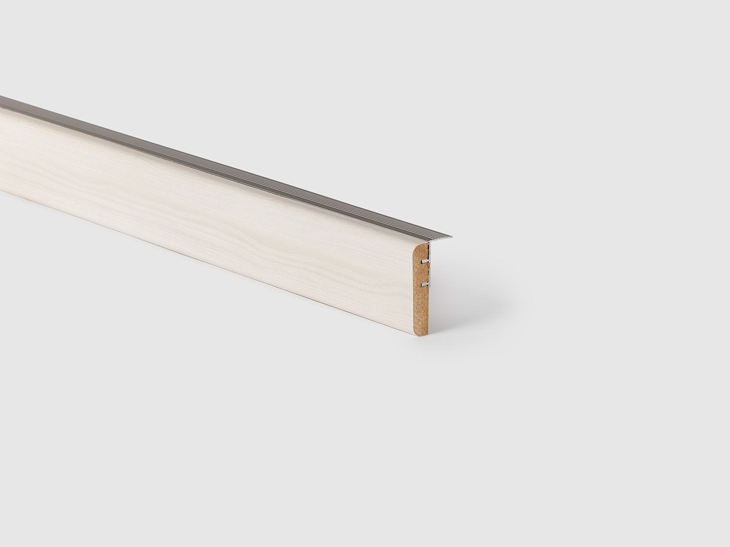 Traprenovatie overgangsprofiel - Laminaat - Witte Eik - 130x5,6x1,2cm
