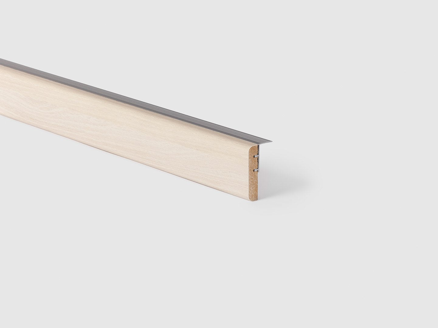 Traprenovatie overgangsprofiel - Laminaat - Lichte Eik - 130x5,6 x1,2cm