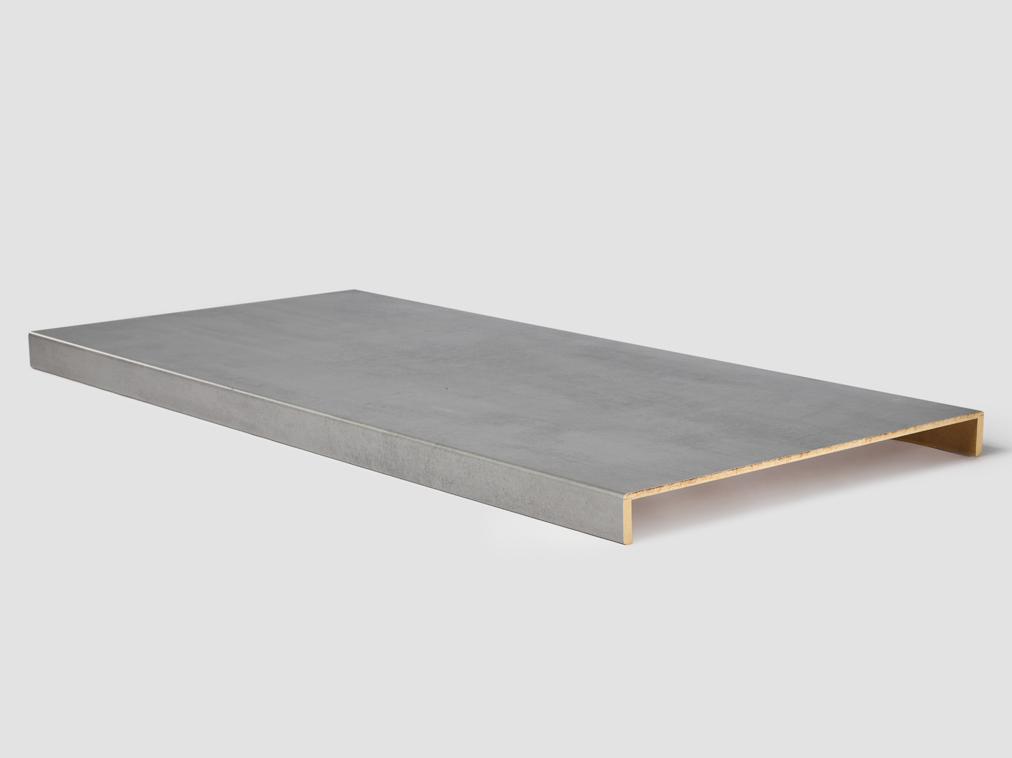 Traprenovatie dubbele traptrede - Laminaat - Donkergrijze Steen - 130 x 61 cm
