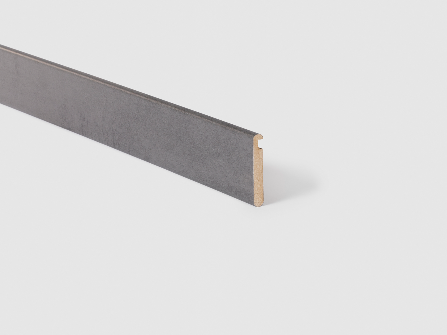 Traprenovatie Opentrapprofiel - Laminaat - Donkergrijze Steen - 130x7x1cm