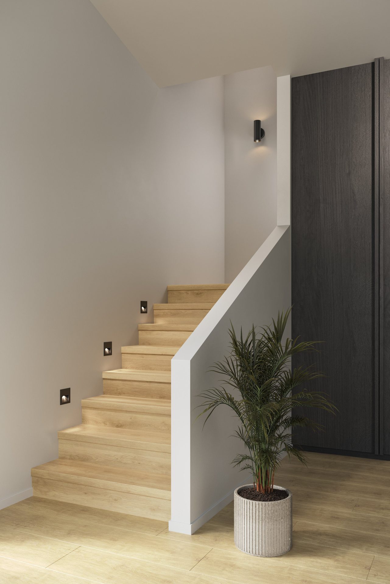 Dubbele Traptrede PVC Cashew Oak - Afbeelding 6