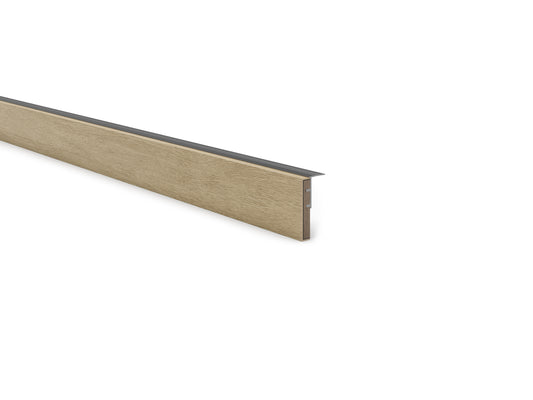 Traprenovatie overgangsprofiel - PVC -  Almond Oak