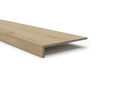 Traprenovatie traptrede - Almond Oak - PVC