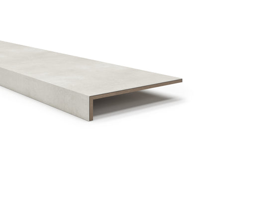 Traprenovatie traptrede - Moon Grey - PVC - Licht Grijs Beton