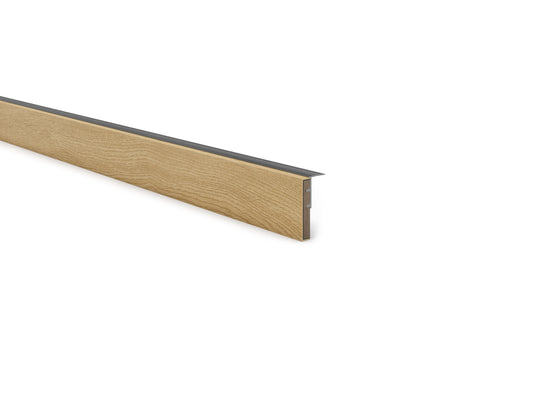 Traprenovatie overgangsprofiel - PVC -  Nougat Oak