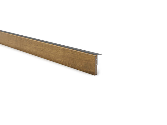 Traprenovatie overgangsprofiel - PVC -  Pecan Oak