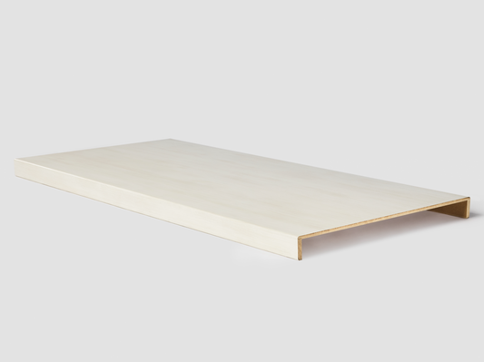 Traprenovatie dubbele traptrede - Laminaat - Witte Eik - 130 x 61 cm